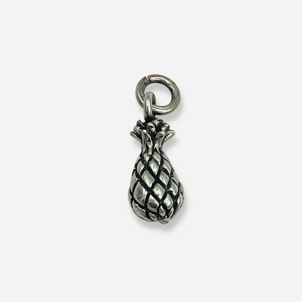 Sterling Silver Charm Church Wedding Money Bag Pineapple Cake Pull Lot 4 925 MH - Picture 6 of 10